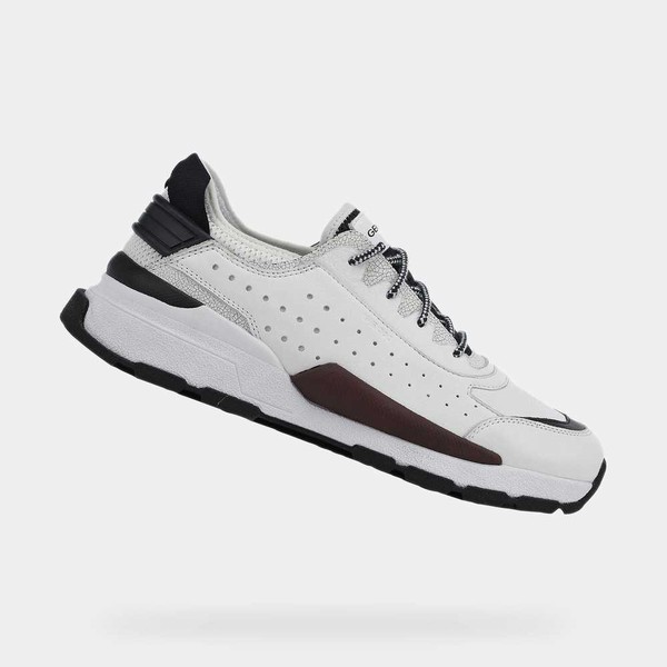 Geox Respira White Mens Sneakers SS20.3ON1100